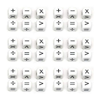 Koplow Games Operators Dice, 16 mm, For Ages 3 and Up, 6 Sets