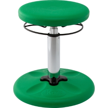 Kore Kids Adjustable Standard Wobble Chair, 14-19&quot;, Green