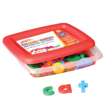 Educational Insights AlphaMagnets Multicolored Lowercase Magnets, 42 pieces/Set
