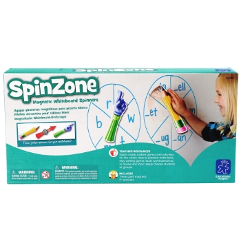 Educational Insights SpinZone Magnetic White Board Spinners, 3/Set