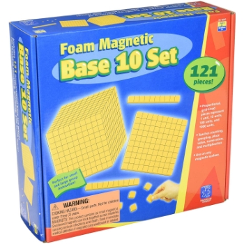 Educational Insights Foam Magnetic Bas, 121 pieces
