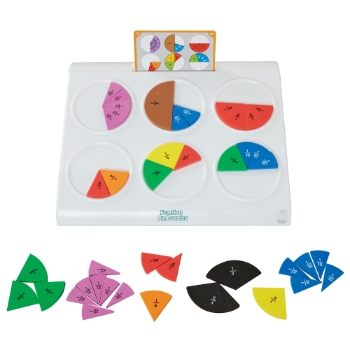 Educational Insights Fraction Pie Puzzles