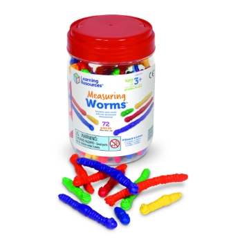 Learning Resources Measuring Worms Math Manipulatives