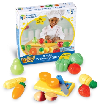 Learning Resources Sliceable Fruits and Veggies