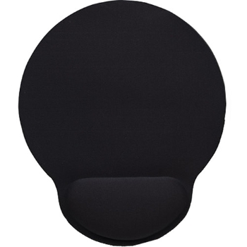 Manhattan Gel Wrist Rest Mouse Pad, 0.16 in x 9.49 in x 7.99 in, Black