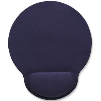 Manhattan Gel Wrist Rest Mouse Pad, 0.16 in x 9.49 in x 7.99 in, Blue