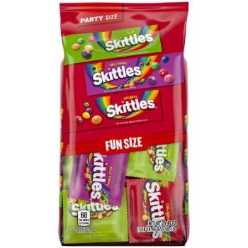 Skittles Fun Size Variety, Original, Wild Berry, Sour, 26.46 oz