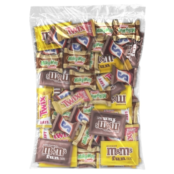 Mars Chocolate Favorites Minis Size Candy Bars Assorted Variety Mix Bag, 62.6 oz