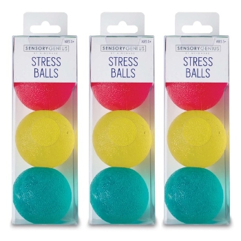 MindWare Stress Balls, Ages 5 and Up, 3 Stress Balls/Bin