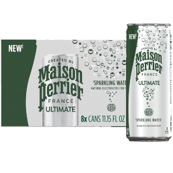 Maison Perrier Sparkling Water Cans, 330 mL, 8/Pack