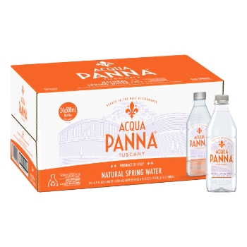 Acqua Panna Natural Spring Water, 16.9 oz, 24 Plastic Bottles/Case