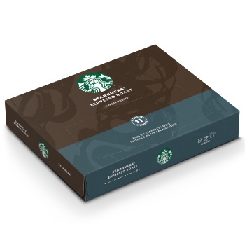 Starbucks By Nespresso Coffee Capsule, Espresso Roast, 50/Box