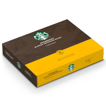 Starbucks By Nespresso Coffee Capsule, Blonde Espresso Roast, 50/Box