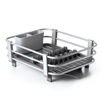 OXO Good Grips Aluminum Dish Rack, 17.9&quot; x 14.9&quot; x 6.6&quot;