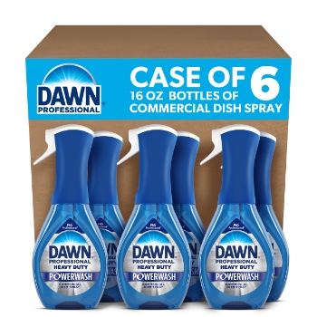 Dawn Professional Professional Heavy Duty Powerwash, Dish Spray, 16 fl oz, 6 Bottles/Carton