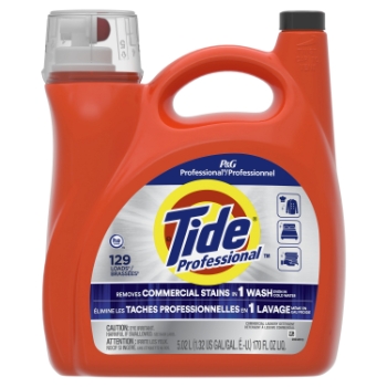 Tide Professional Commercial Liquid Laundry Detergent, 170 fl oz, 129 Loads