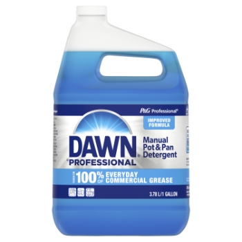 Dawn Professional Manual Pot and Pan Detergent Dish Soap, Liquid Concentrate, 1 Gallon, Original Scent