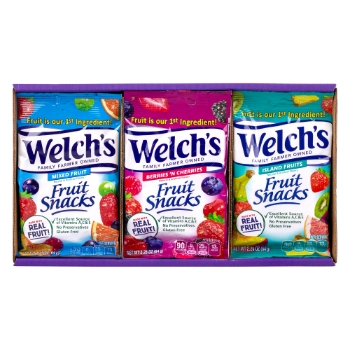 Welch&#39;s Fruit Snacks Variety Pack, 2.25 oz, 20/Pack