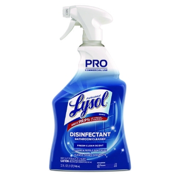 Professional Lysol Disinfectant Bathroom Cleaner, Fresh Clean Scent, 32 oz Spray Bottle