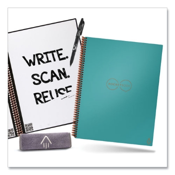 Rocketbook Core Smart Notebook, Dotted Rule, 11&quot; x 8.5&quot;, Teal