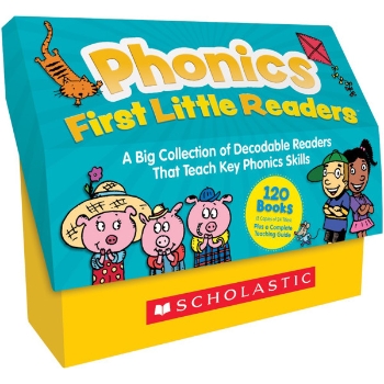 Scholastic Phonics First Little Readers, 120 Books/Pack