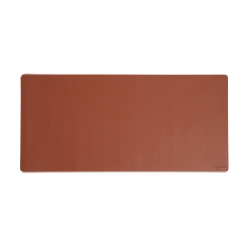 Smead Desk Pad, Vegan Leather with Non-Slip Faux Suede Backing, 36” x 17”, Saddle