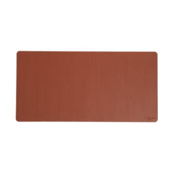 Smead Desk Pad, Vegan Leather with Non-Slip Faux Suede Backing, 31.5” x 15.7”, Saddle