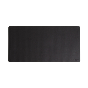 Smead Desk Pad, Vegan Leather with Non-Slip Faux Suede Backing, 31.5” x 15.7”, Charcoal