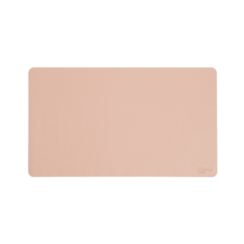 Smead Desk Pad, Vegan Leather with Non-Slip Faux Suede Backing, 23.6” x 13.7”, Dusty Rose