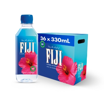 FIJI Natural Artesian Bottled Water, 11.15 fl oz, 6/Pack, 6 Packs/Case