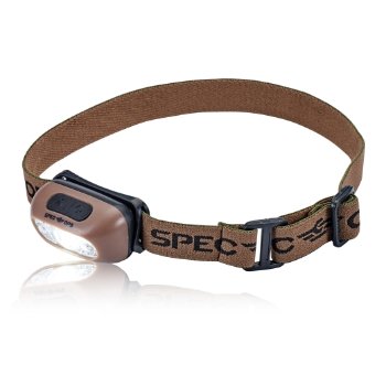 Spec Ops Rechargeable LED Headlamp, 4 Light Modes, Tan