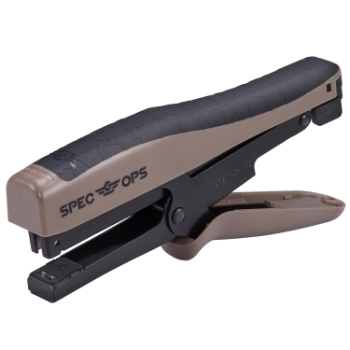 Spec Ops M8 Chevron Crown Plier Stapler, 45 Sheet Capacity, Black/Tan