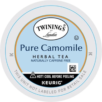 TWININGS K-Cup&#174; Pods, Tea, Camomile, 24/BX
