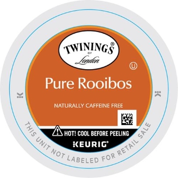 TWININGS K-Cup Pods, Tea, Rooibos, 24/Box
