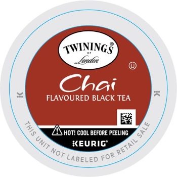 TWININGS K-Cup&#174; Pods, Tea, Chai, 24/BX