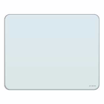 U Brands Magnetic Cubicle/Wall Glass Dry-Erase Board, 20&quot; x 16&quot;, White Frosted Surface