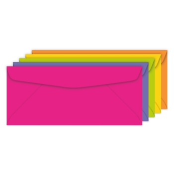 Neenah Paper Astrobrights No. 10 Colored Envelopes, 4 lb, Assorted Colors, 200 Envelopes/Pack