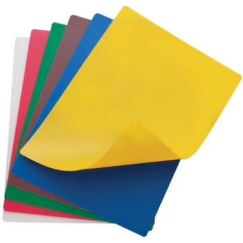 Winco Flexible Cutting Mats, 12&quot; L x 18&quot; W, 6 Assorted Colors/Set