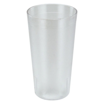 Winco Pebbled Tumblers, 16 oz, Plastic, Clear, Dozen