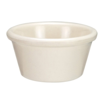 Winco Plain Ramekins, 2 oz, Melamine, Bone, Dozen