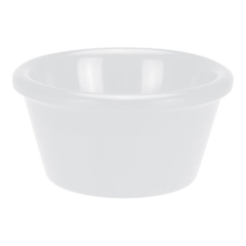 Winco Plain Ramekins, 2 oz, Melamine, White, Dozen