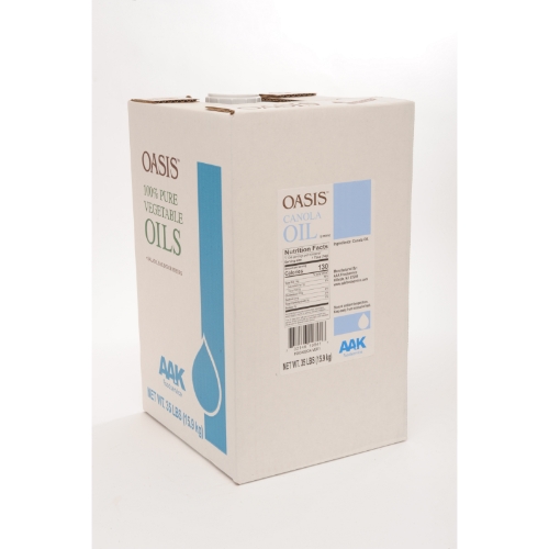 Oasis Canola Oil, 35 lbs - W.B. Mason