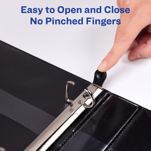 Avery Heavy-Duty View 3 Ring Binder, 3" One Touch EZD(R) Rings, 3.5" Spine, White - W.B. Mason Avery Heavy-Duty View 3 Ring Binder, 3" One Touch EZD(R) Rings, 3.5" Spine, White - W.B. Mason