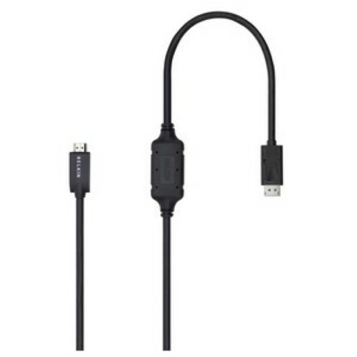 Belkin DisplayPort To HDMI Adapter Cable - Connect PC To Monitor/TV, Black