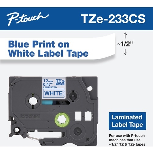 TZe Laminated Removable Label Tapes, 0.47
