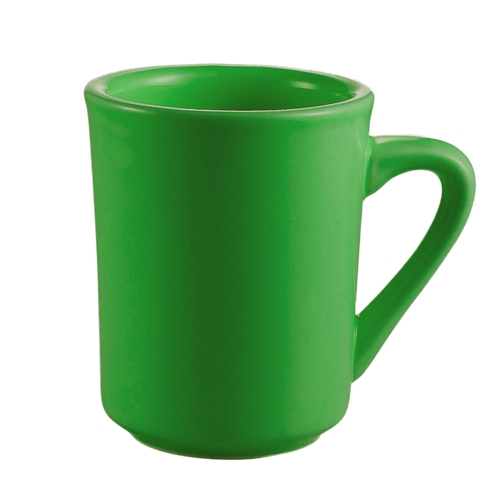 C.A.C Las Vegas Color China Tierra Mug, 8 oz, 3.13", Stoneware, Green,  36/Case - W.B. Mason