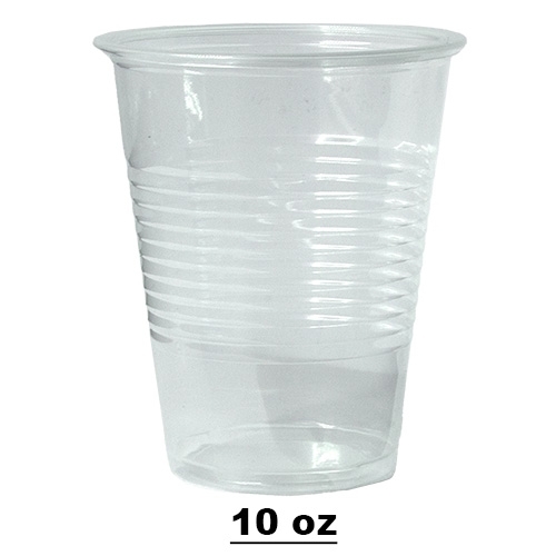 Chef's Supply Cold Cups, 10 oz, Polypropylene Plastic, Translucent,  100/Pack - W.B. Mason