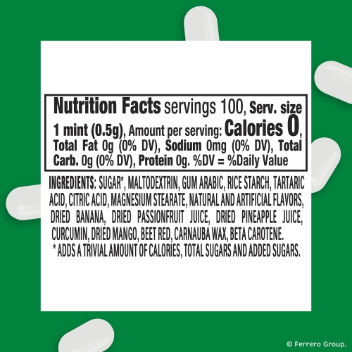 Tic Tac Fresh Mint, 1.7 oz, 12/Box - W.B. Mason