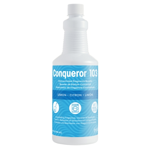 Conqueror 103 Odor Counteractant Concentrate, Lemon, 32 oz Bottle, 12/Carton Conqueror 103 Odor Counteractant Concentrate, Lemon, 32 oz Bottle, 12/Carton