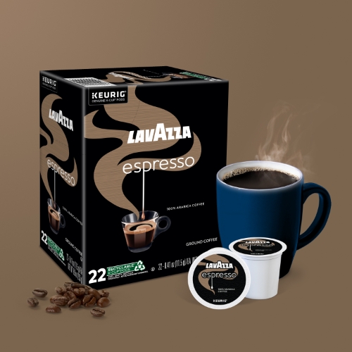 Lavazza Espresso K-Cup Pods, Medium Roast, 22/Box - W.B. Mason